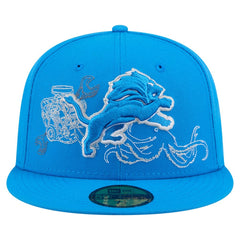 Detroit Lions New Era State Stitch 59FIFTY Fitted Hat