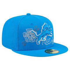 Detroit Lions New Era State Stitch 59FIFTY Fitted Hat