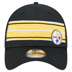 Pittsburgh Steelers New Era Stripes 39THIRTY Flex Hat