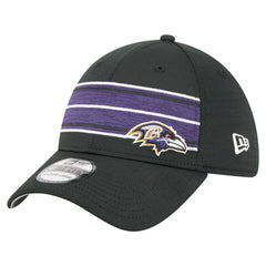Baltimore Ravens New Era Stripes 39THIRTY Flex Hat