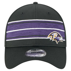 Baltimore Ravens New Era Stripes 39THIRTY Flex Hat