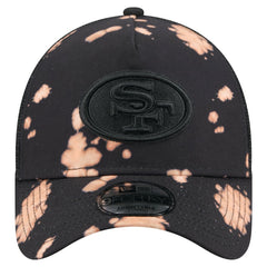 San Francisco 49ers New Era Bleached 9FORTY A-Frame Adjustable Hat