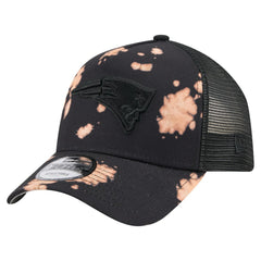 New England Patriots New Era Bleached 9FORTY A-Frame Adjustable Hat