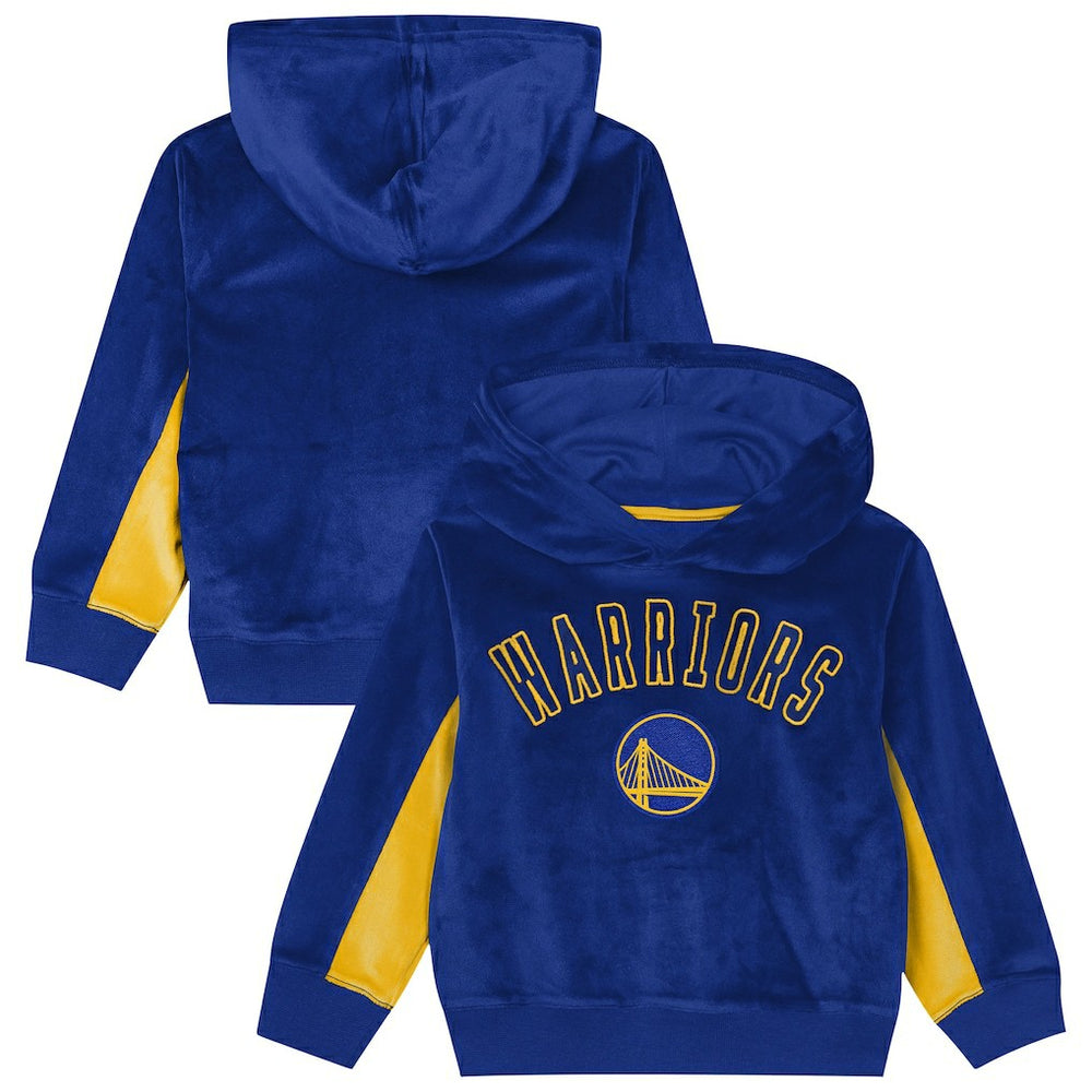 Golden State Warriors Outerstuff Preschool Velour Hoodie sale On Sale