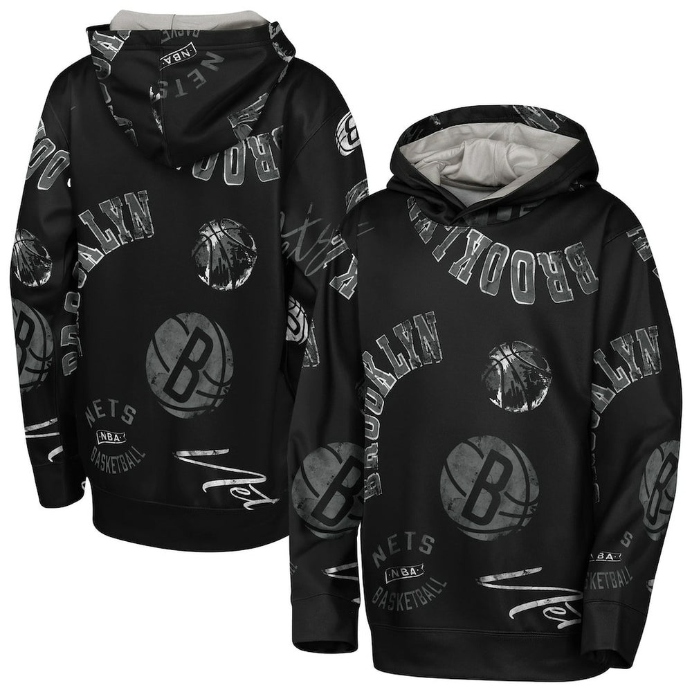 Brooklyn Nets Outerstuff Youth Moving Violation Hoodie Online