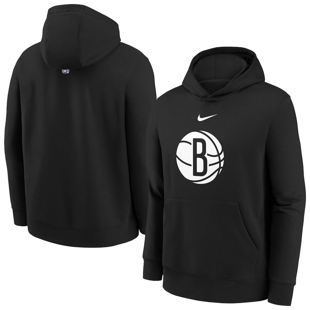 Brooklyn Nets Youth 2025/26 Club Fleece Hoodie Discount