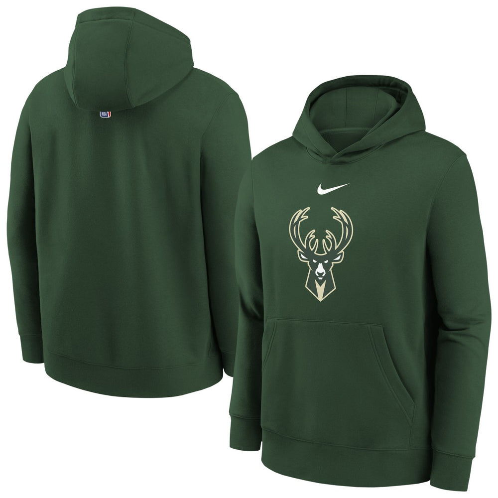 Milwaukee Bucks Youth 2025/26 Club Fleece Hoodie Online