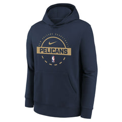 New Orleans Pelicans Youth 2025/26 Club Fleece Practice Hoodie New
