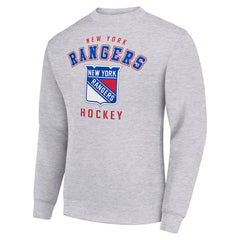 New York Rangers Men's Starter Team Logo Fleece Pullover Sweatshirt Online