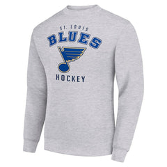 St. Louis Blues Men's Starter Team Logo Fleece Pullover Sweatshirt Online