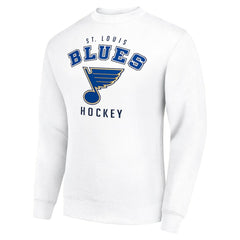 St. Louis Blues Men's Starter Team Logo Fleece Pullover Sweatshirt For Sale