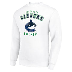 Vancouver Canucks Men's Starter Team Logo Fleece Pullover Sweatshirt Sale