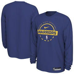 Golden State Warriors 2025/26 On-Court Flare Dri-FIT Practice Long Sleeve Tri-Blend T-Shirt sale Online