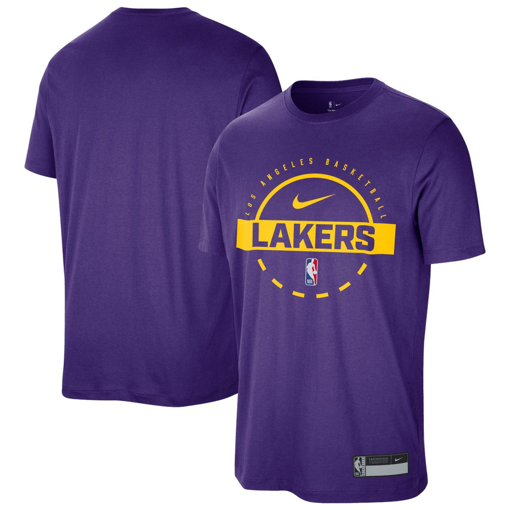 Los Angeles Lakers 2025/26 On-Court Flare Performance Practice T-Shirt Discount