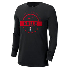 Chicago Bulls Authentic Long Sleeve Practice T-Shirt sale Discount