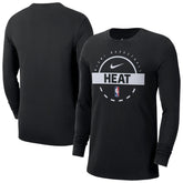 Miami Heat Authentic Long Sleeve Practice T-Shirt New