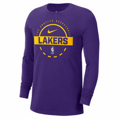Los Angeles Lakers Authentic Long Sleeve Practice T-Shirt For Sale