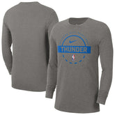 Oklahoma City Thunder Authentic Long Sleeve Practice T-Shirt On Sale