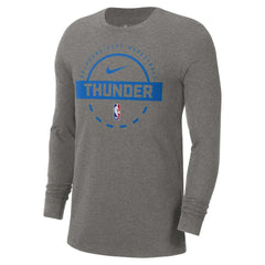 Oklahoma City Thunder Authentic Long Sleeve Practice T-Shirt On Sale