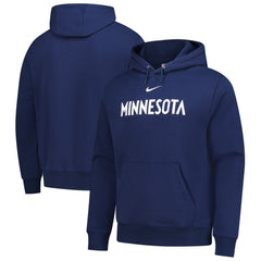 Minnesota Timberwolves Sportswear Essential Wordmark Club Hoodie New