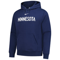 Minnesota Timberwolves Sportswear Essential Wordmark Club Hoodie New