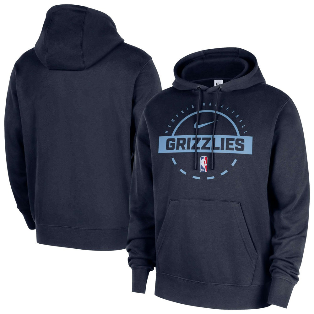 Memphis Grizzlies 2025/26 Authentic Practice Club Pullover Hoodie On Sale