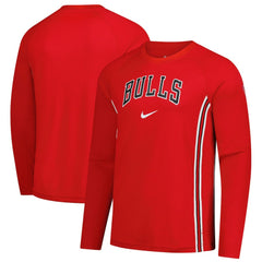 Chicago Bulls 2025/26 Authentic Pre-Game Legend Dri-FIT Long Sleeve Shooting Shirt sale Discount