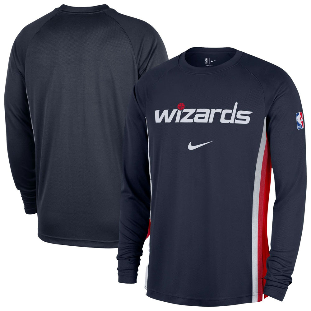 Washington Wizards 2025/26 Authentic Pre-Game Legend Dri-FIT Long Sleeve Shooting Shirt On Sale