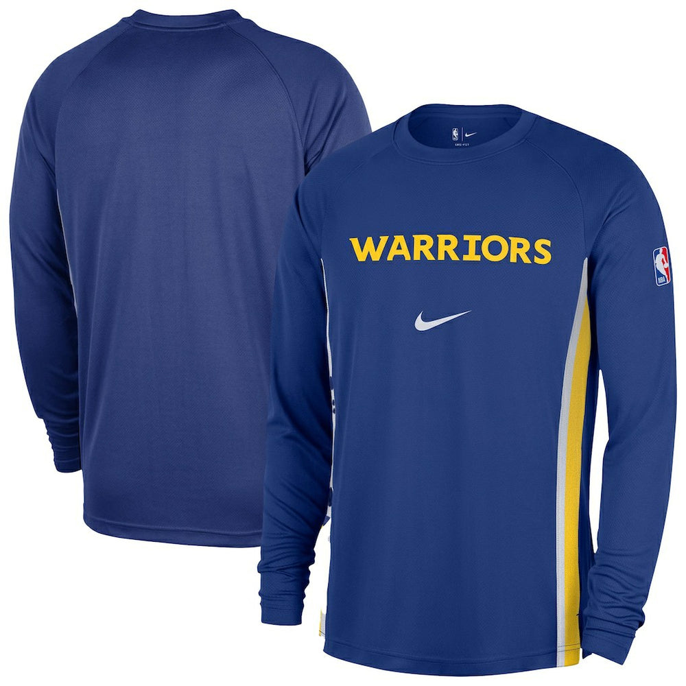 Golden State Warriors 2025/26 Authentic Pre-Game Legend Dri-FIT Long Sleeve Shooting Shirt sale On Sale
