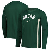Milwaukee Bucks 2025/26 Authentic Pre-Game Legend Dri-FIT Long Sleeve Shooting Shirt On Sale