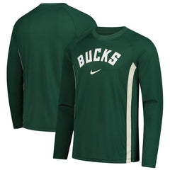 Milwaukee Bucks 2025/26 Authentic Pre-Game Legend Dri-FIT Long Sleeve Shooting Shirt On Sale