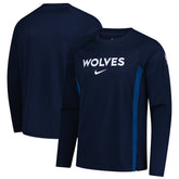 Minnesota Timberwolves 2025/26 Authentic Pre-Game Legend Dri-FIT Long Sleeve Shooting Shirt On Sale