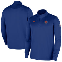 New York Knicks 2025/26 Authentic Coaches Quarter-Zip Dri-Fit Top New