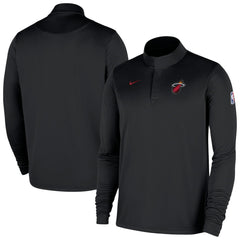 Miami Heat 2025/26 Authentic Coaches Quarter-Zip Dri-Fit Top Online