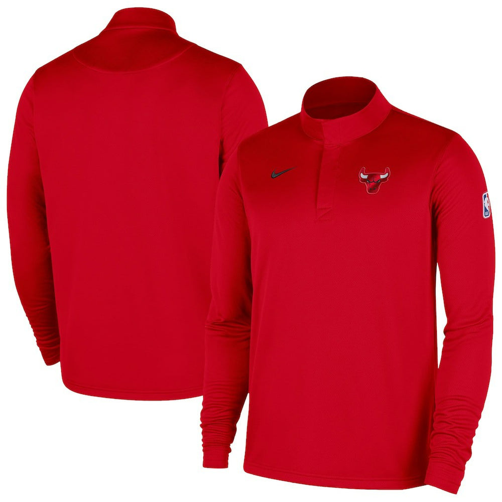 Chicago Bulls 2025/26 Authentic Coaches Quarter-Zip Dri-Fit Top New