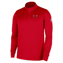 Chicago Bulls 2025/26 Authentic Coaches Quarter-Zip Dri-Fit Top New