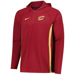 Cleveland Cavaliers Authentic On Court Zone Quarter-Zip Dri-FIT Hoodie Jacket sale Online
