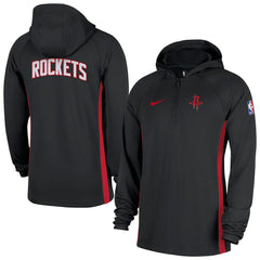 Houston Rockets Authentic On Court Zone Quarter-Zip Dri-FIT Hoodie Jacket sale Discount
