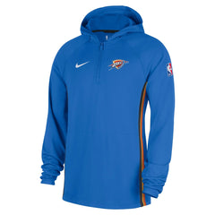 Oklahoma City Thunder Authentic On Court Zone Quarter-Zip Dri-FIT Hoodie Jacket Online