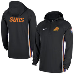 Phoenix Suns Authentic On Court Zone Quarter-Zip Dri-FIT Hoodie Jacket New