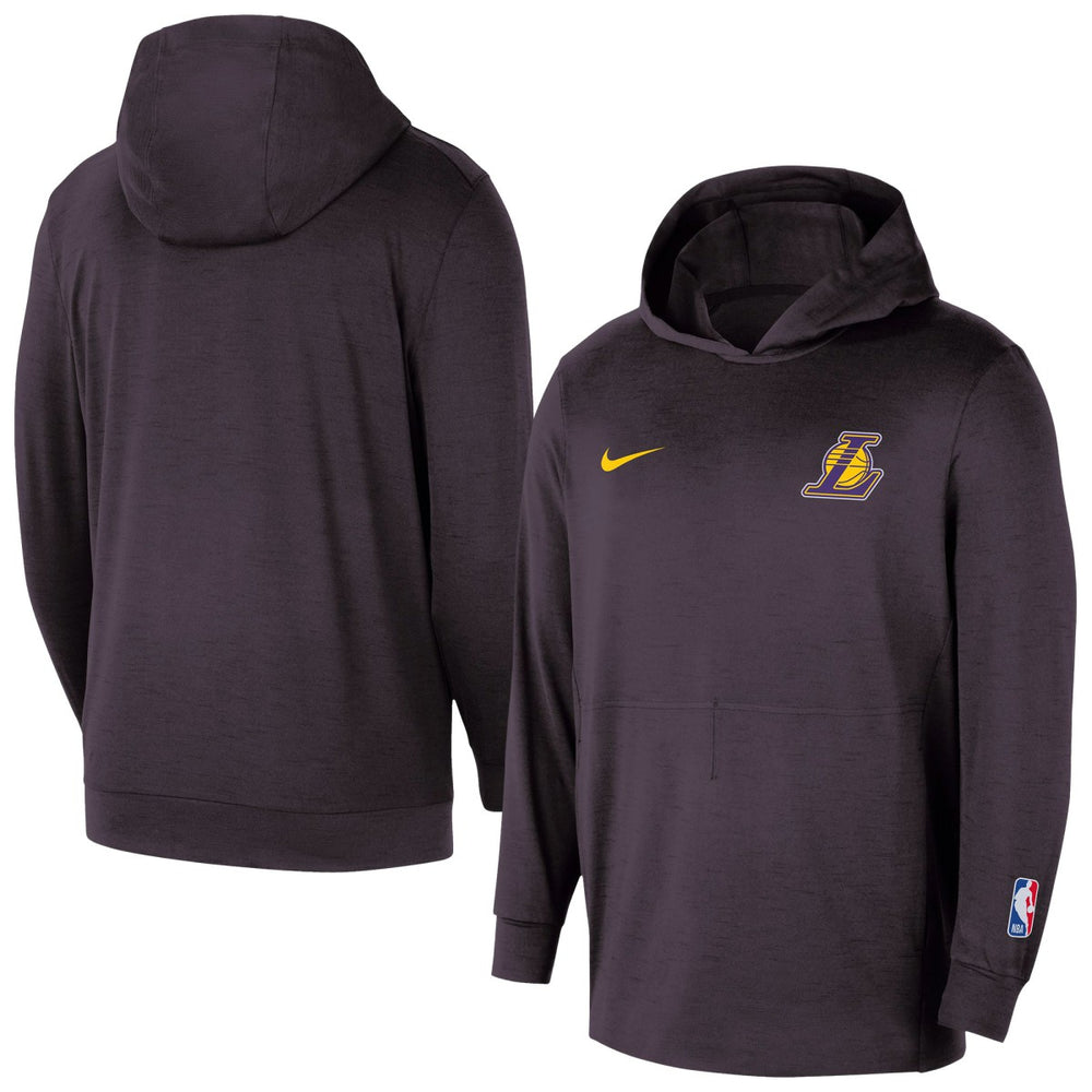 Los Angeles Lakers Authentic Practice Yoga Restore Dri-Fit Pullover Hoodie On Sale