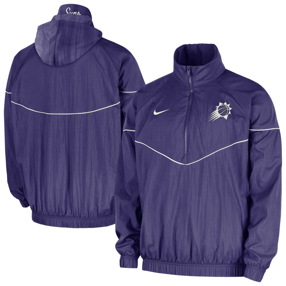 Phoenix Suns Courtside Windrunner Woven Half-Zip Hooded Jacket Online