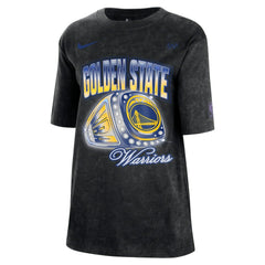 Golden State Warriors Women's Courtside Original Content Vintage Washed Boyfriend T-Shirt sale Online