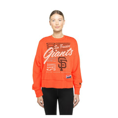 San Francisco Giants New Era Women's Boxy Mineral Wash Dolmen Sleeve Cropped Sweatshirt | MLB Shop
