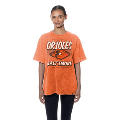 Baltimore Orioles New Era Women's Mineral Wash Oversized T-Shirt | MLB Outlet