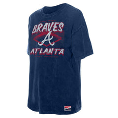 Atlanta Braves New Era Women's Mineral Wash Oversized T-Shirt | MLB Outlet