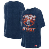 Detroit Tigers New Era Women's Mineral Wash Oversized T-Shirt | MLB Discount