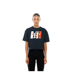 Houston Astros New Era Women's Boxy Foil Logo T-Shirt | MLB Discount
