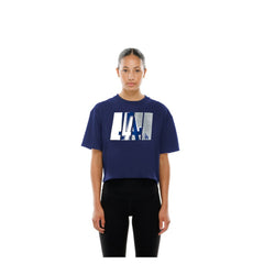 Los Angeles Dodgers New Era Women's Boxy Foil Logo T-Shirt | MLB Sale
