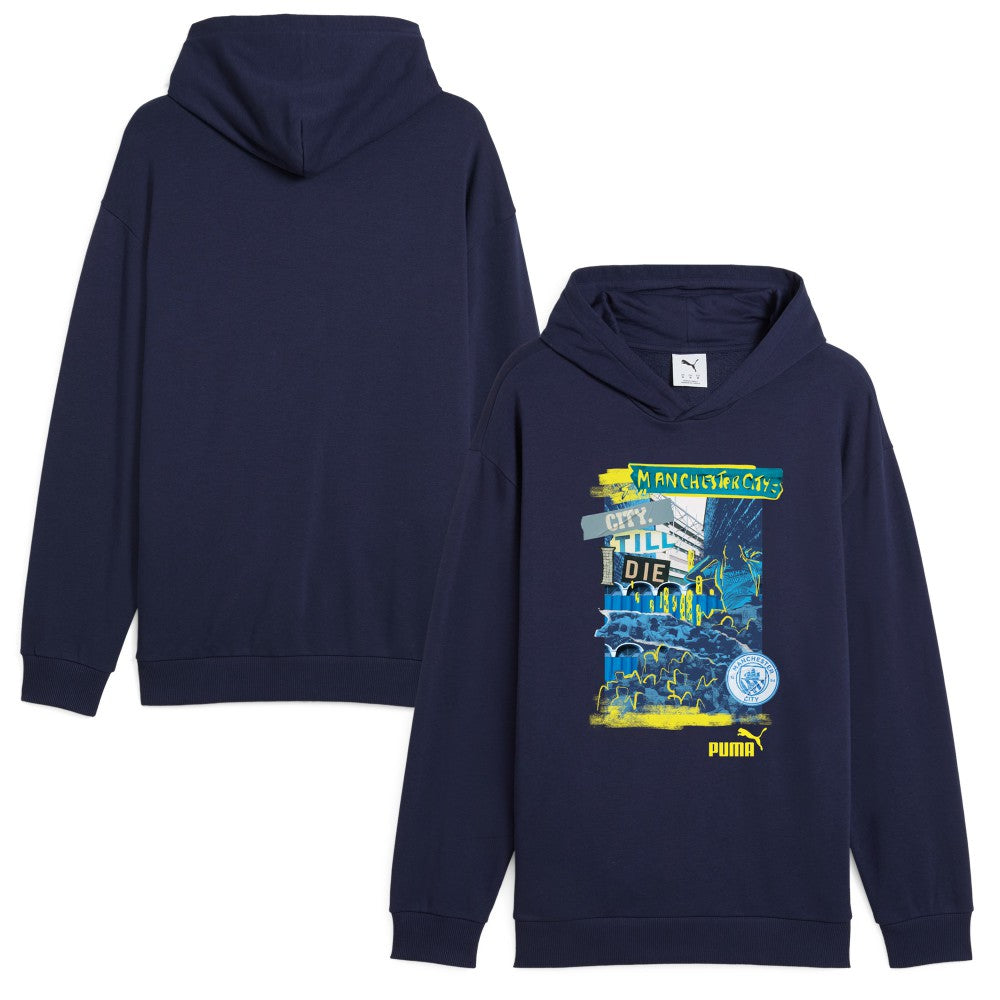 Manchester City ftblNRGY+ Pullover Hoodie Navy - Puma